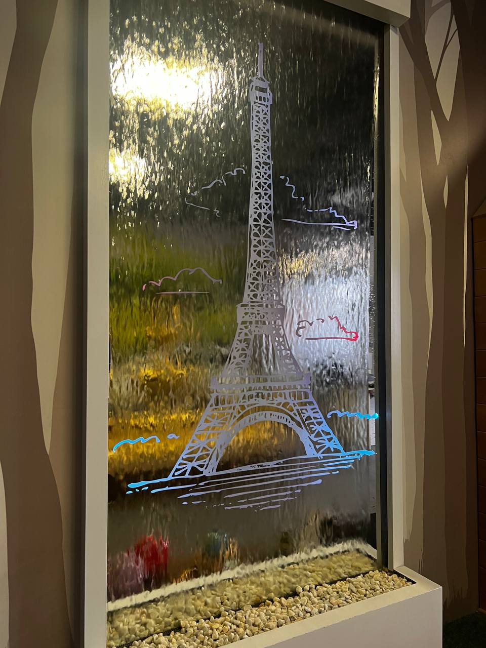 Водопад по зеркалу