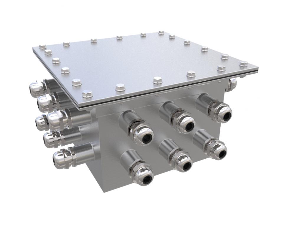 Подводный кабельный ввод, нержавеющая сталь, ГК15-24-ФФ