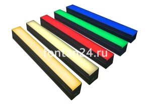 Встраиваемый LED-светильник RGB с контроллером, 12V АC, 500х100 мм, IP67