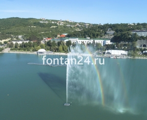 Плавающий фонтан "Женева", h=10 м